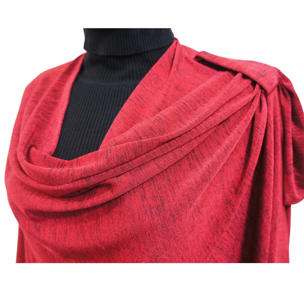 Joseph Ribkoff Red Shiny Wrap All Size - image 2